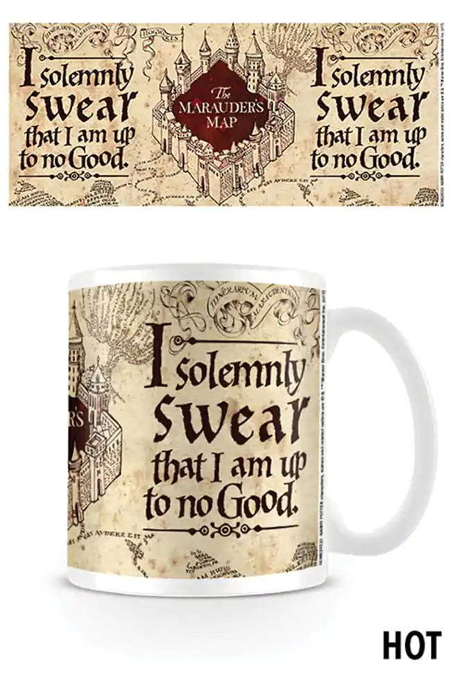 Harry Potter Tasse mit Thermoeffekt Marauder's Map termékfotó