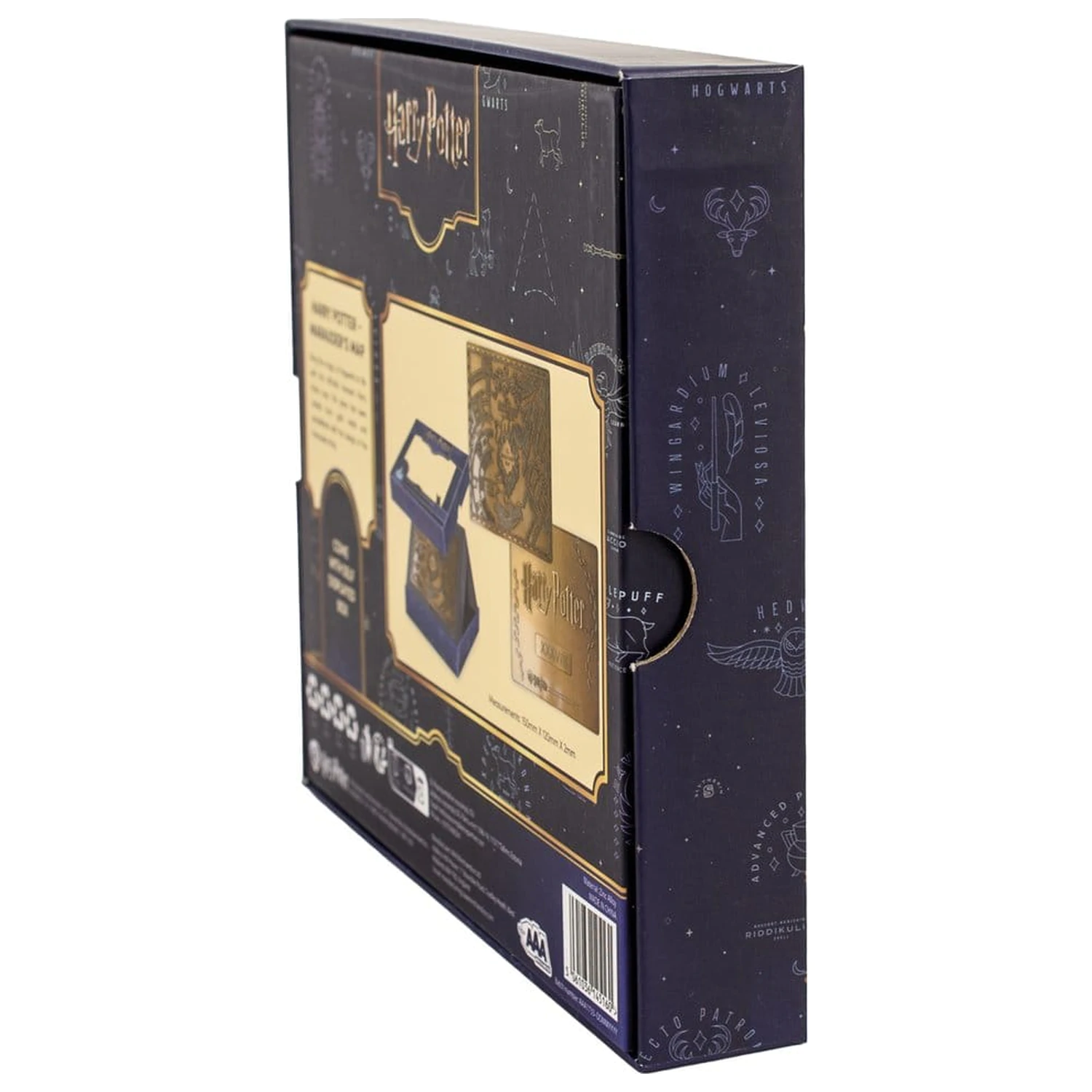 Harry Potter Replica Karte des Rumtreibers Metallkarte 15 cm Produktfoto