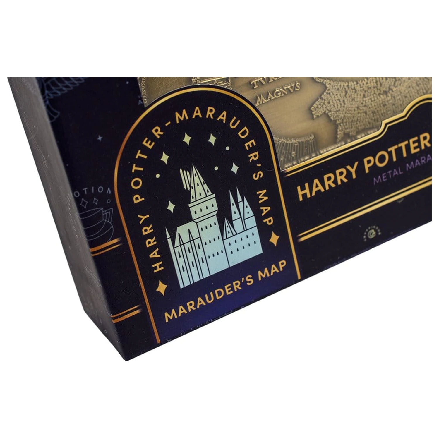 Harry Potter Replica Karte des Rumtreibers Metallkarte 15 cm Produktfoto