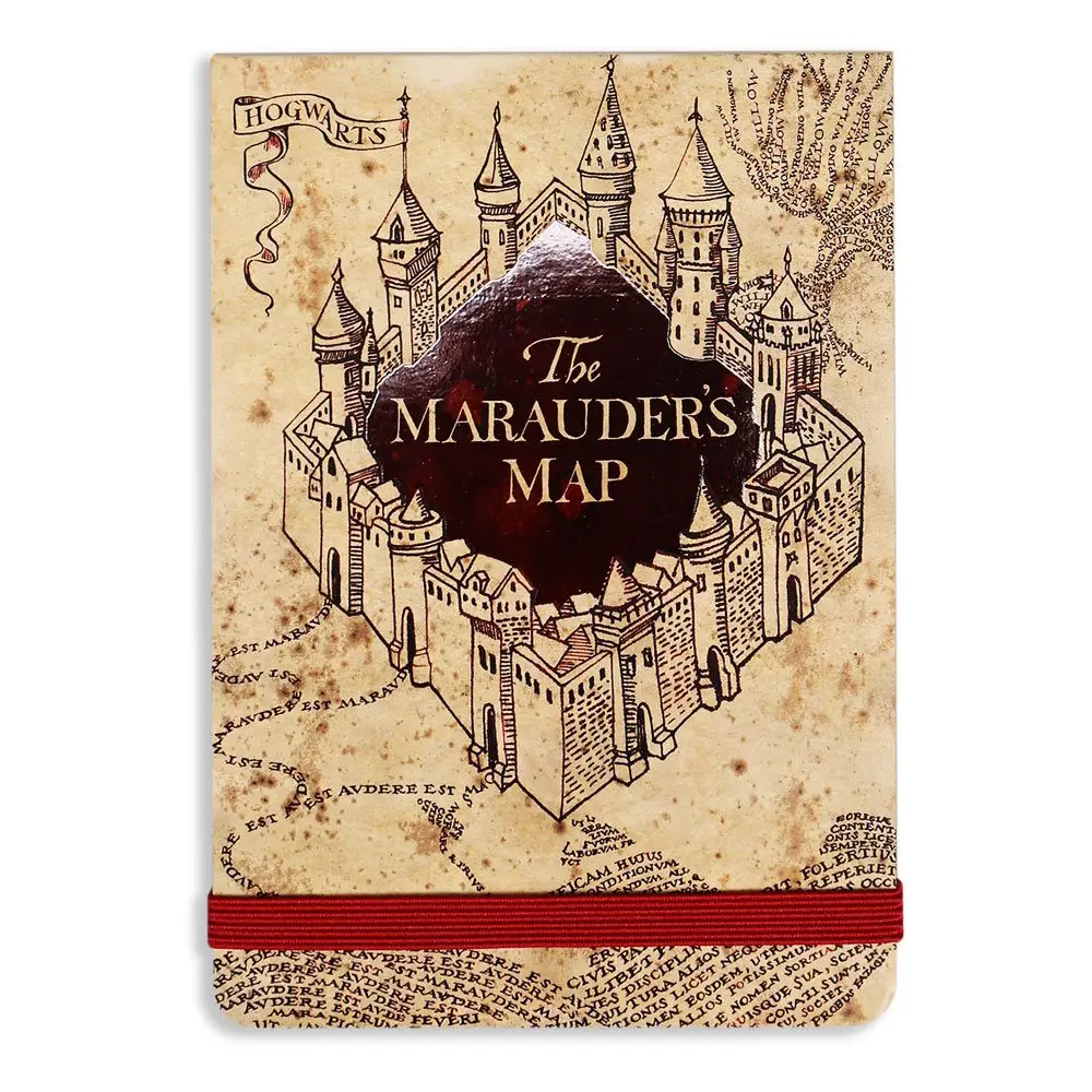 Harry Potter Mini-Notizbuch Marauder's Map Produktfoto