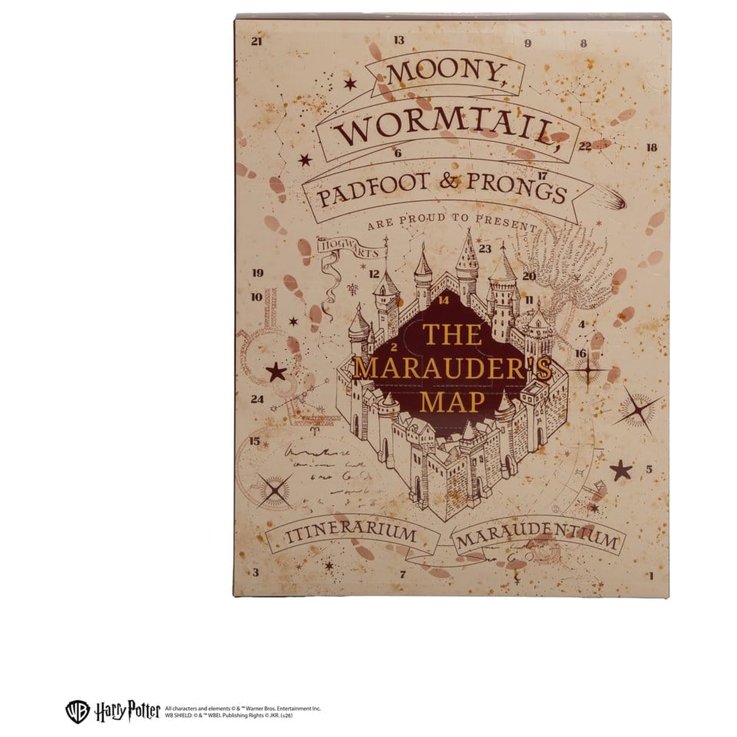 Harry Potter Adventskalender Marauder's Map Neue Edition 2026 Produktfoto
