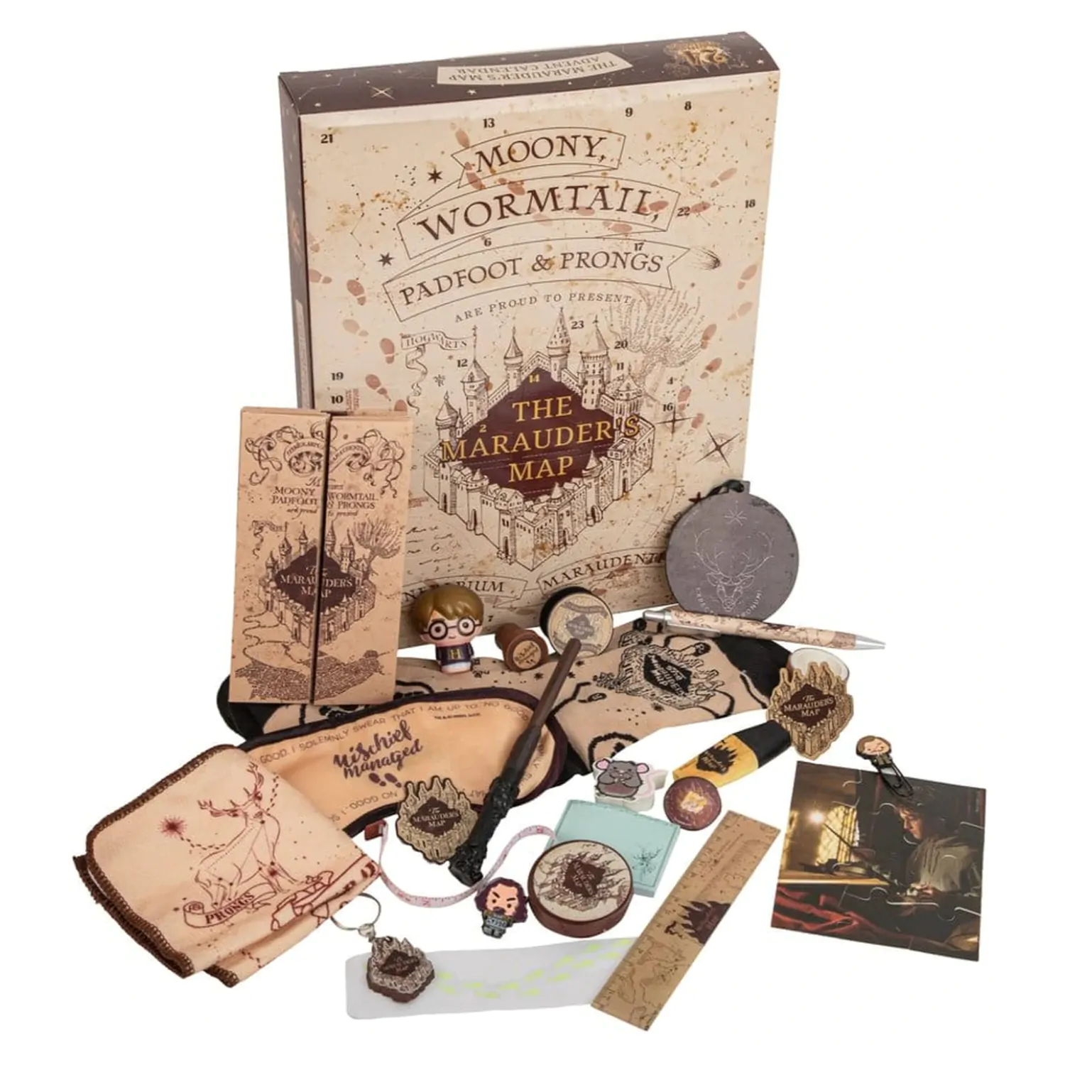 Harry Potter Adventskalender Marauder's Map Neue Edition 2026 Produktfoto