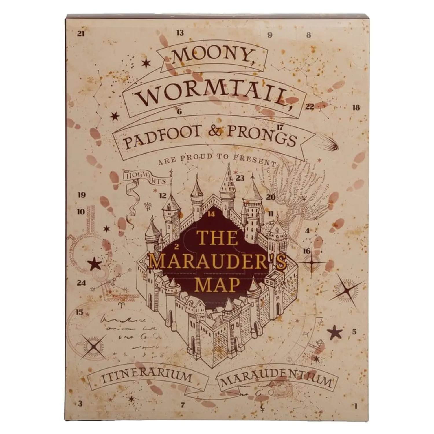Harry Potter Adventskalender Marauder's Map Neue Edition 2026 Produktfoto
