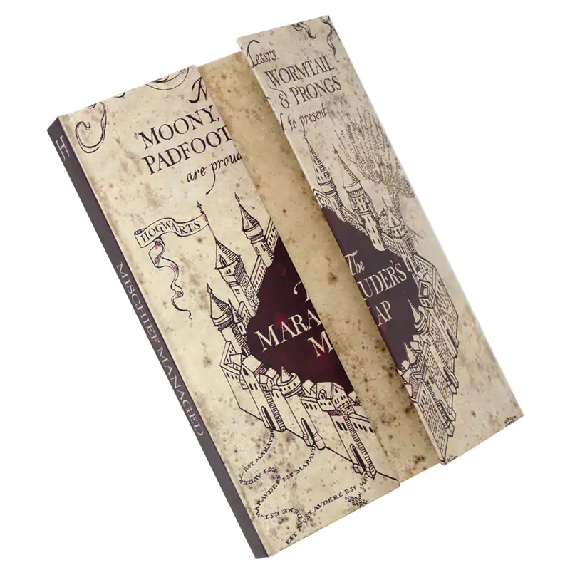 Harry Potter Magnetisches A5 Notizbuch Marauders Map termékfotó