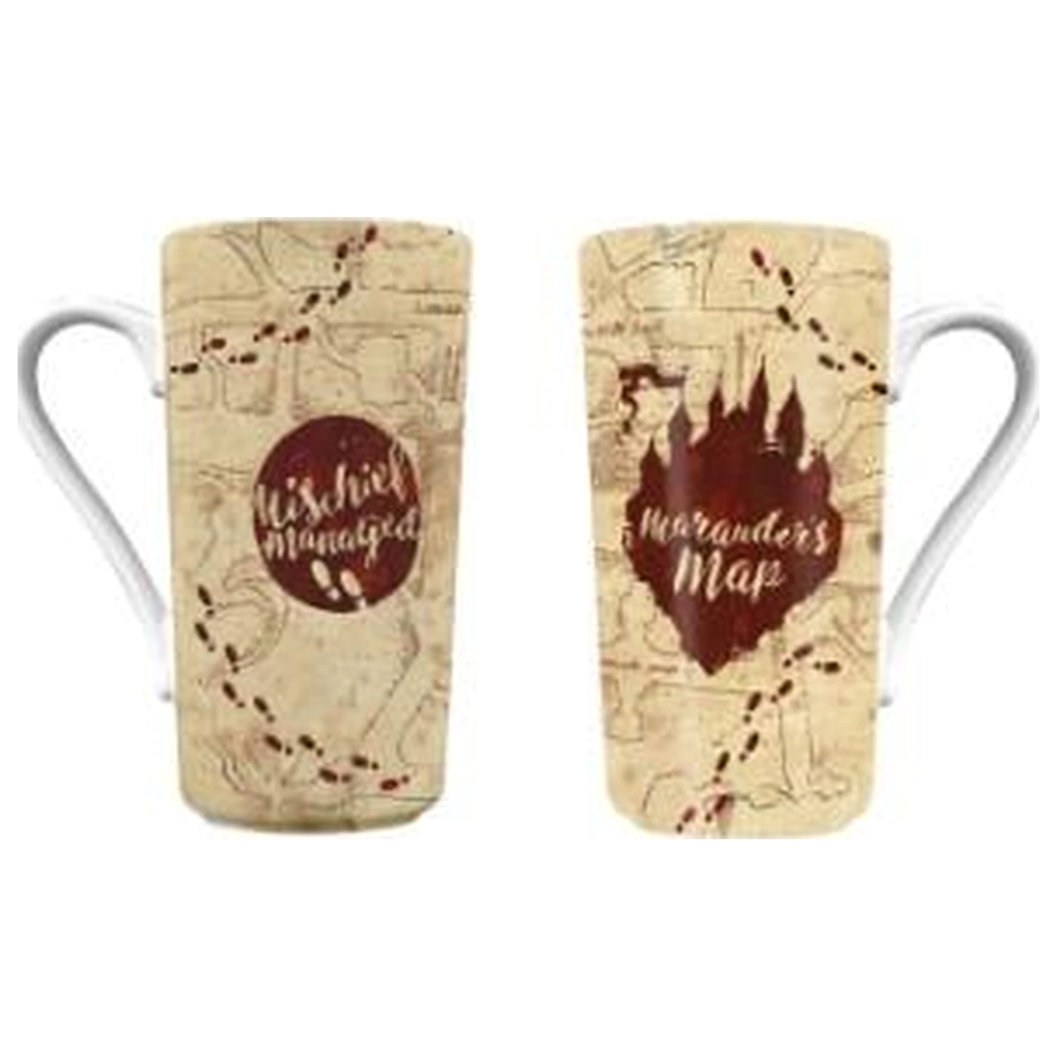 Harry Potter Marauders Map Latte Tasse Produktfoto
