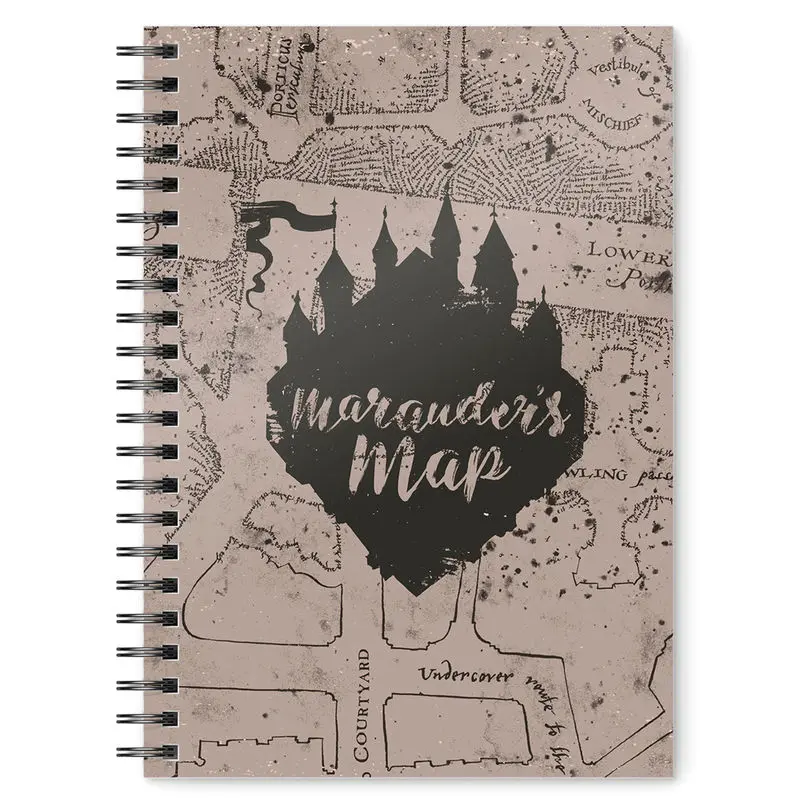 Harry Potter Notizbuch Marauders Map Produktfoto
