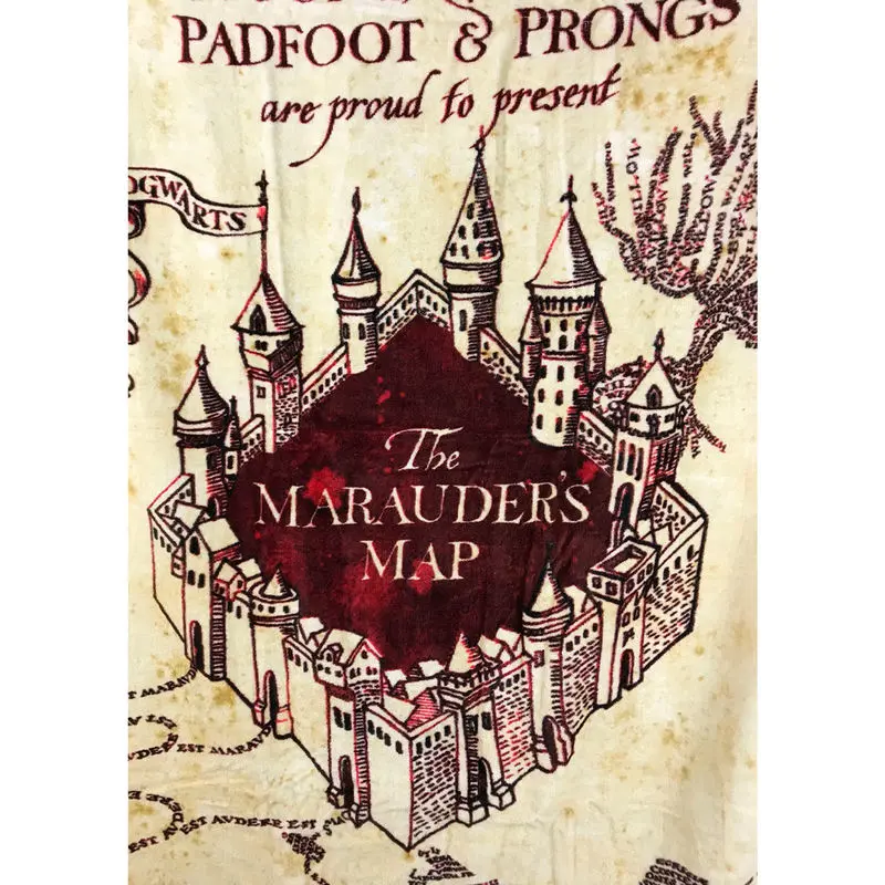 Harry Potter Handtuch Marauder's Map 150 x 75 cm termékfotó