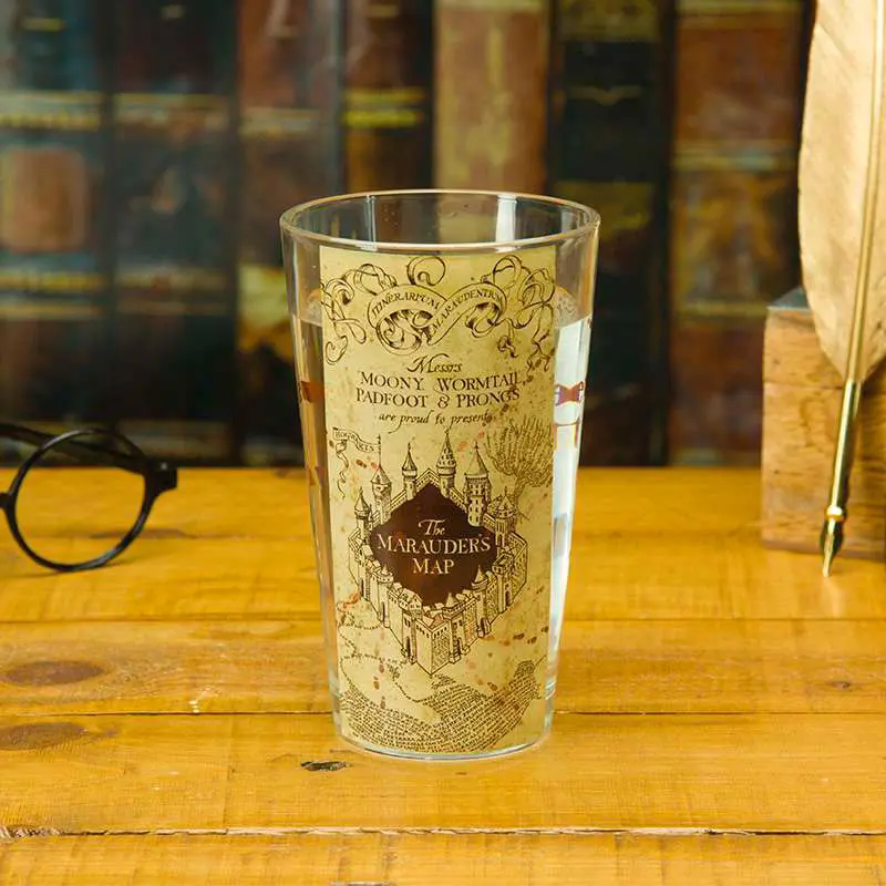 Harry Potter Glas Marauders Map Produktfoto