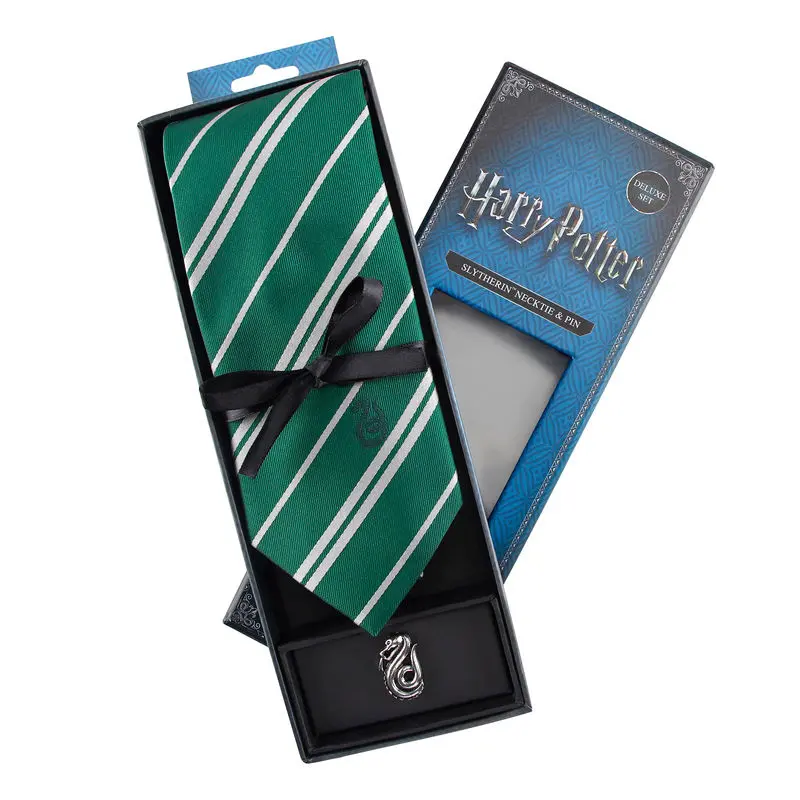 Harry Potter Krawatte & Ansteck-Pin Deluxe Box Slytherin termékfotó