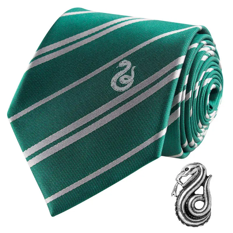 Harry Potter Krawatte & Ansteck-Pin Deluxe Box Slytherin Produktfoto