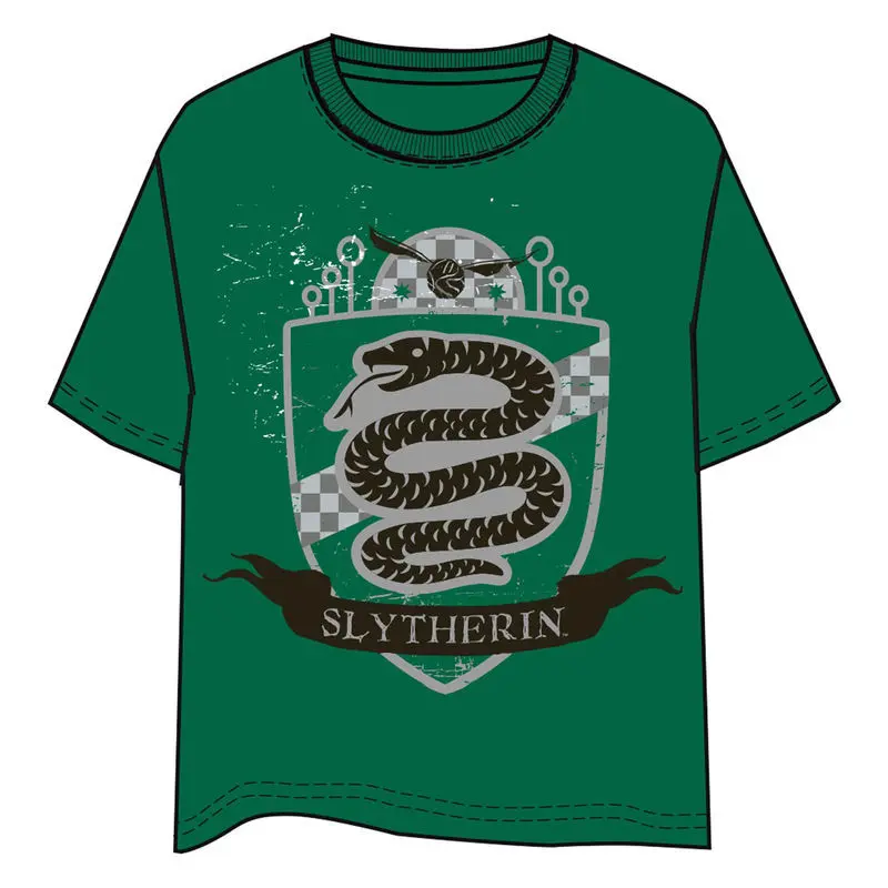 Harry Potter Slytherin Erwachsenen T-Shirt Produktfoto