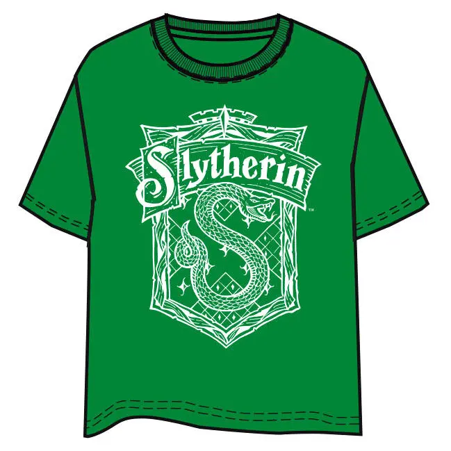 Harry Potter Slytherin Erwachsenen T-Shirt Produktfoto