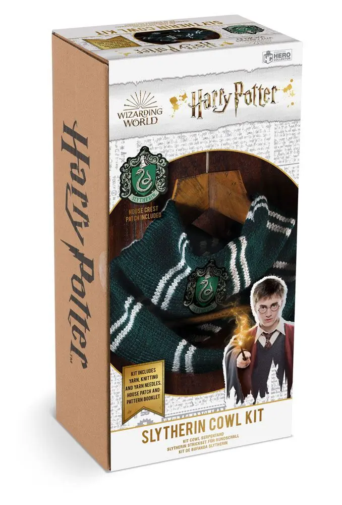 Harry Potter Strick Set Infinity Schal Slytherin Produktfoto
