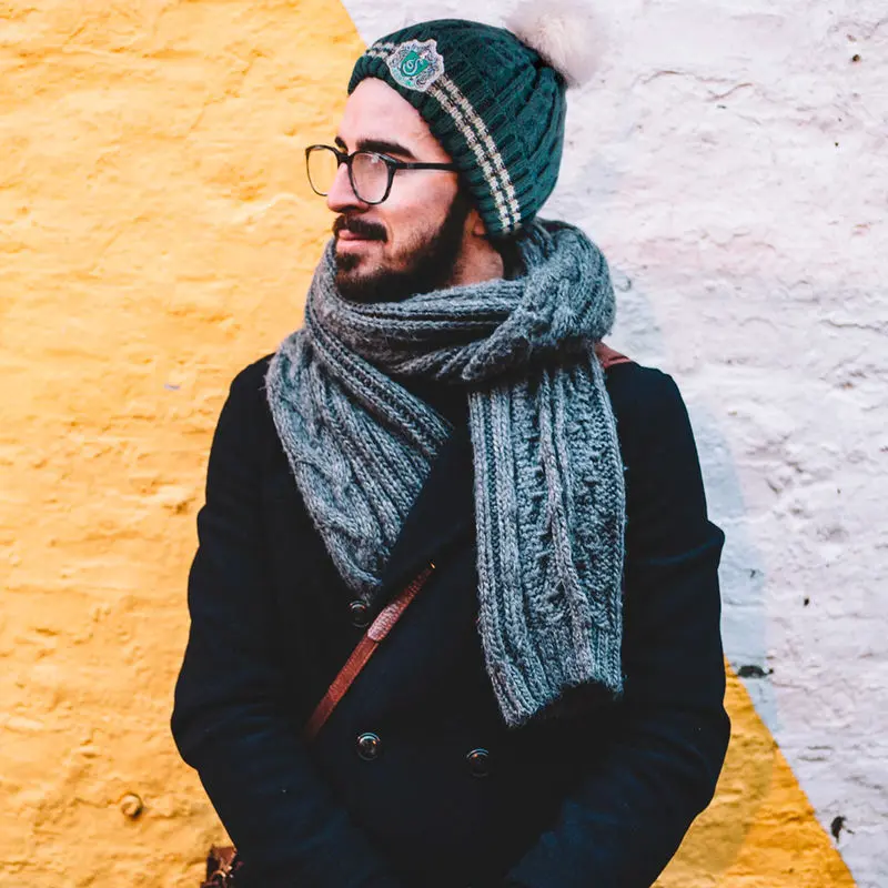 Harry Potter Pom-Pom Beanie Slytherin Produktfoto