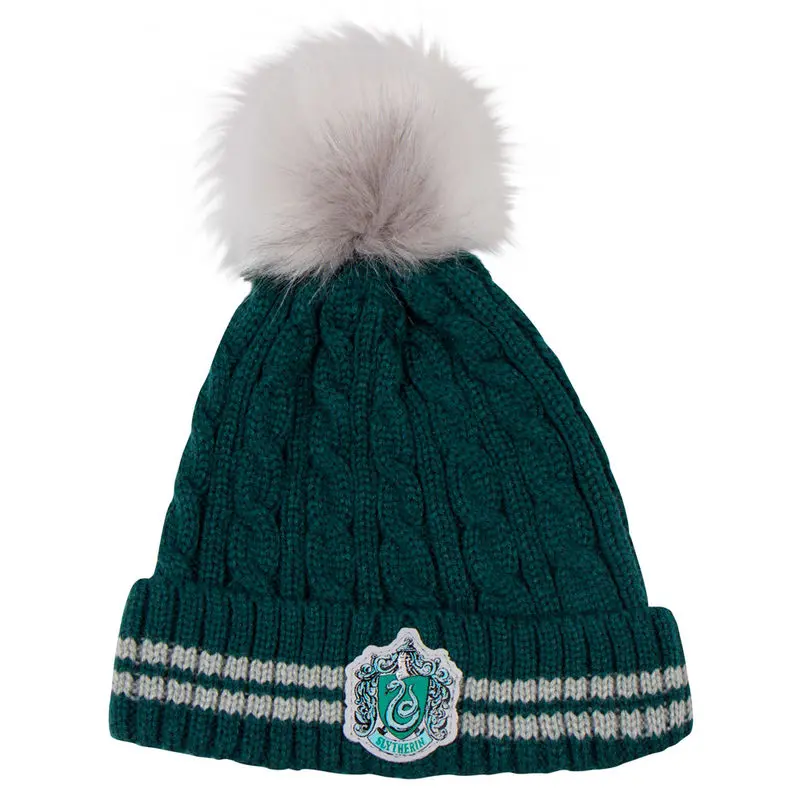 Harry Potter Pom-Pom Beanie Slytherin Produktfoto