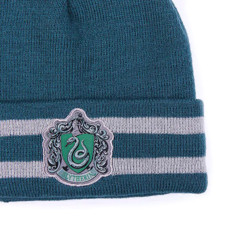 Harry Potter Slytherin Set aus Mütze und Schal Produktfoto