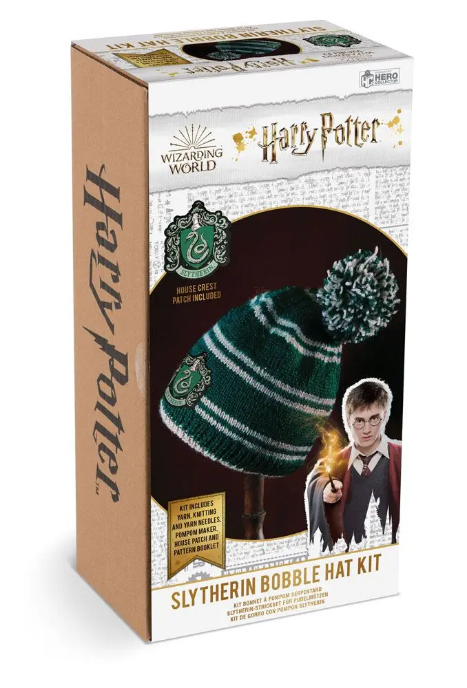 Harry Potter Beanie Strick-Set Slytherin termékfotó