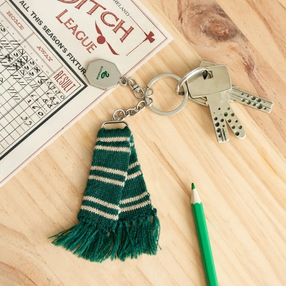 Harry Potter Slytherin Schal Schlüsselanhänger Produktfoto