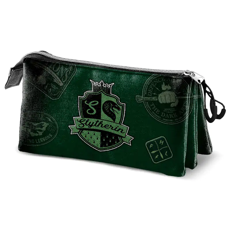 Harry Potter Slytherin tripe Mäppchen Produktfoto