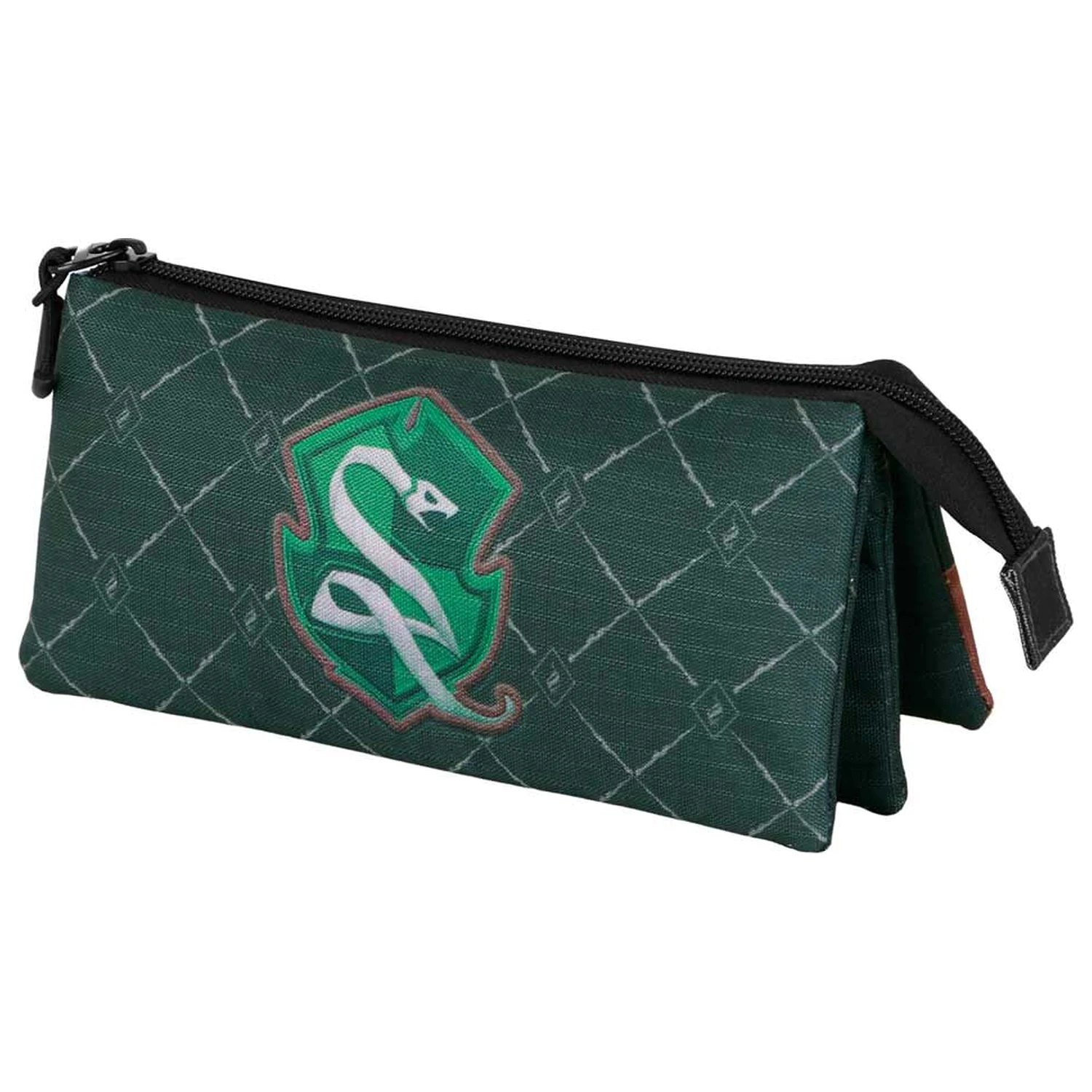 Harry Potter Slytherin dreifaches Federmäppchen Produktfoto