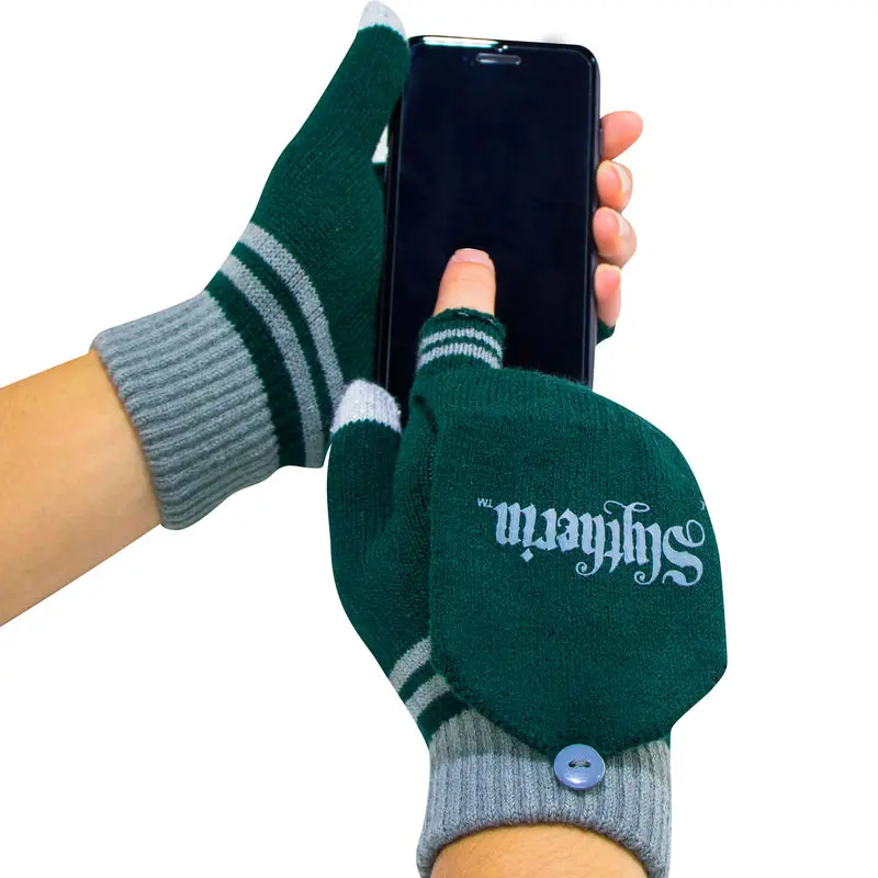 Harry Potter Handschuhe (Fingerlos) Slytherin Produktfoto