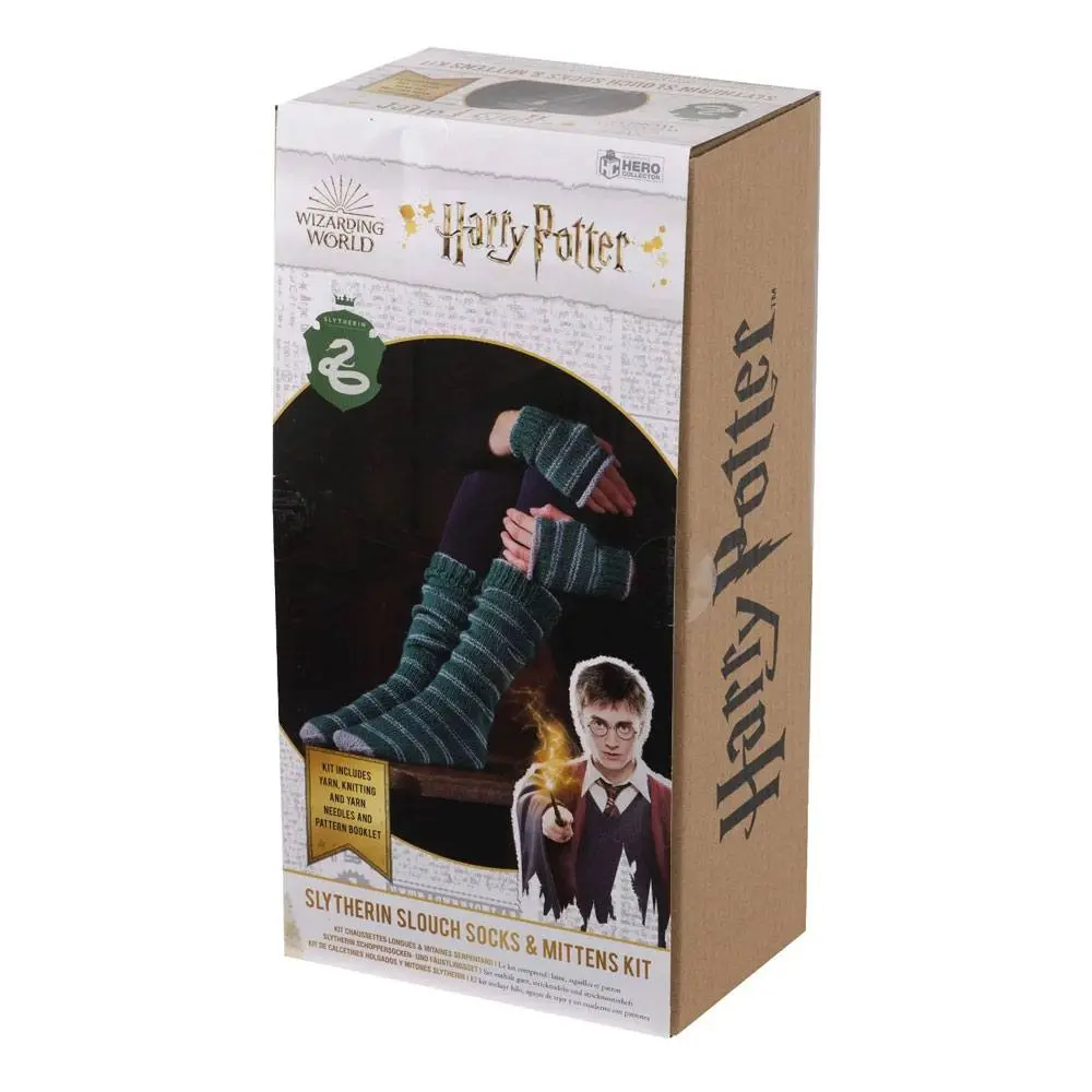 Harry Potter Strick Set Haussocken und Fäustlinge Slytherin termékfotó