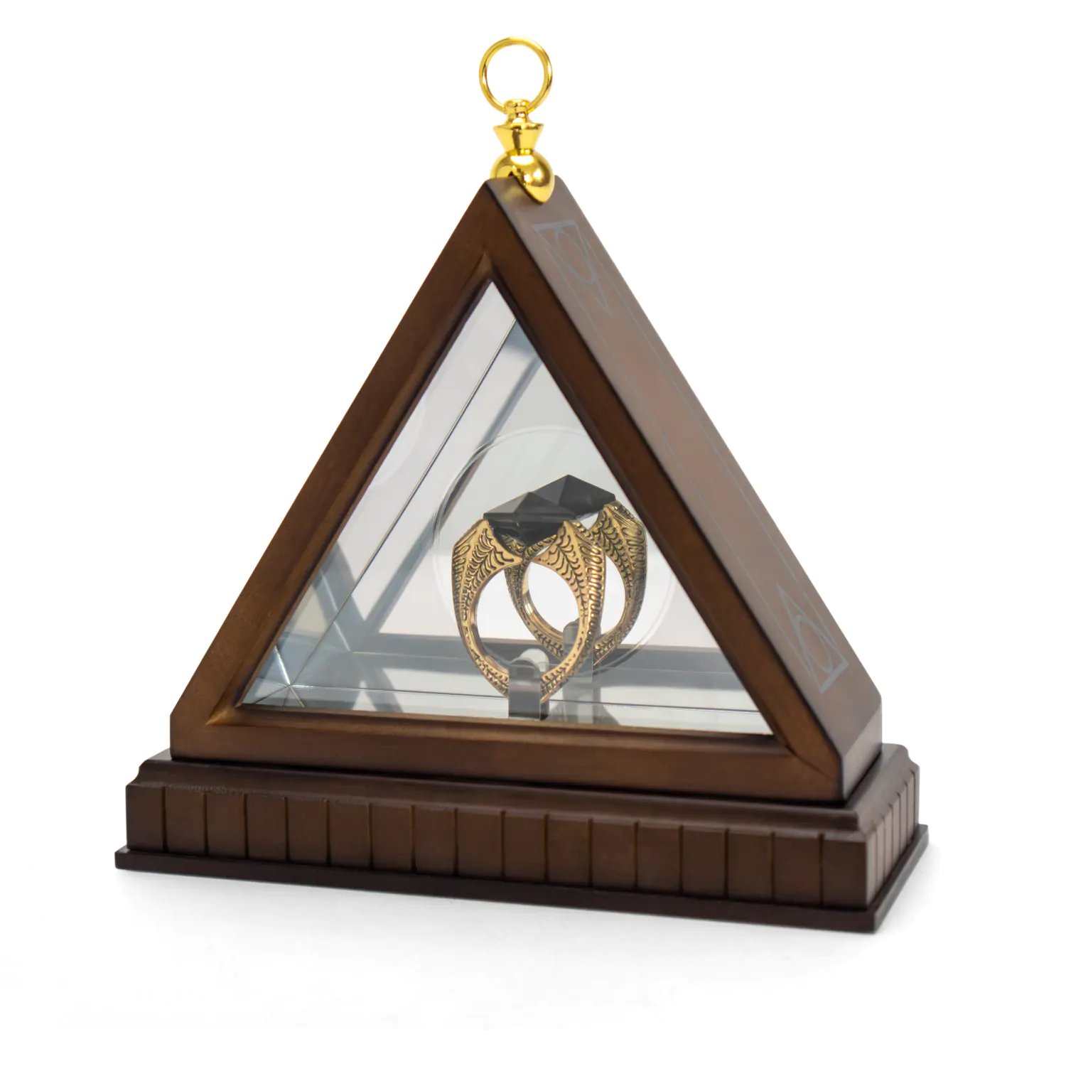 Harry Potter Replik 1/1 Lord Voldemorts Horkrux Ring (vergoldet) Produktfoto