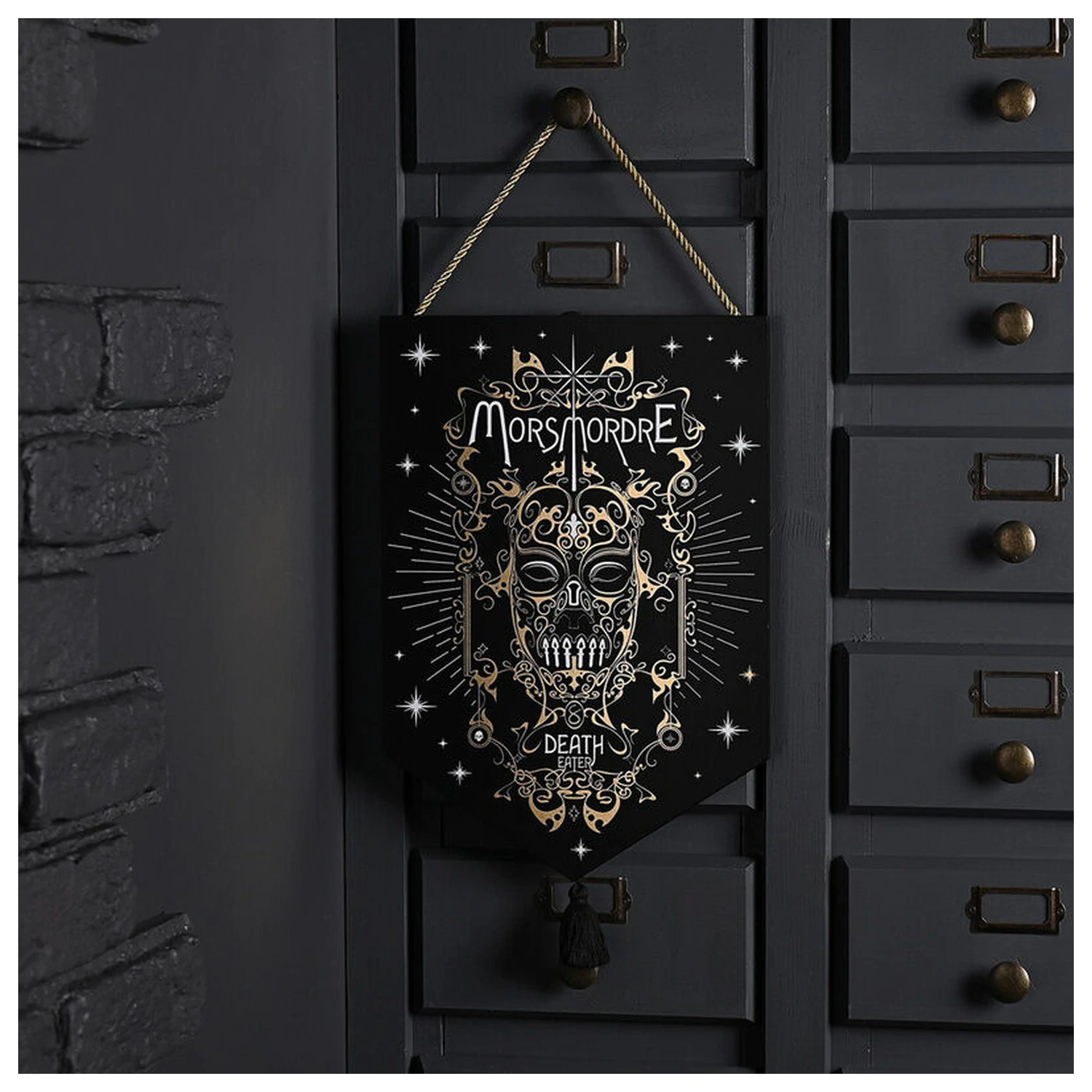 Harry Potter Morsmorde Death Eater im Dunkeln leuchtender Wandschmuck Produktfoto