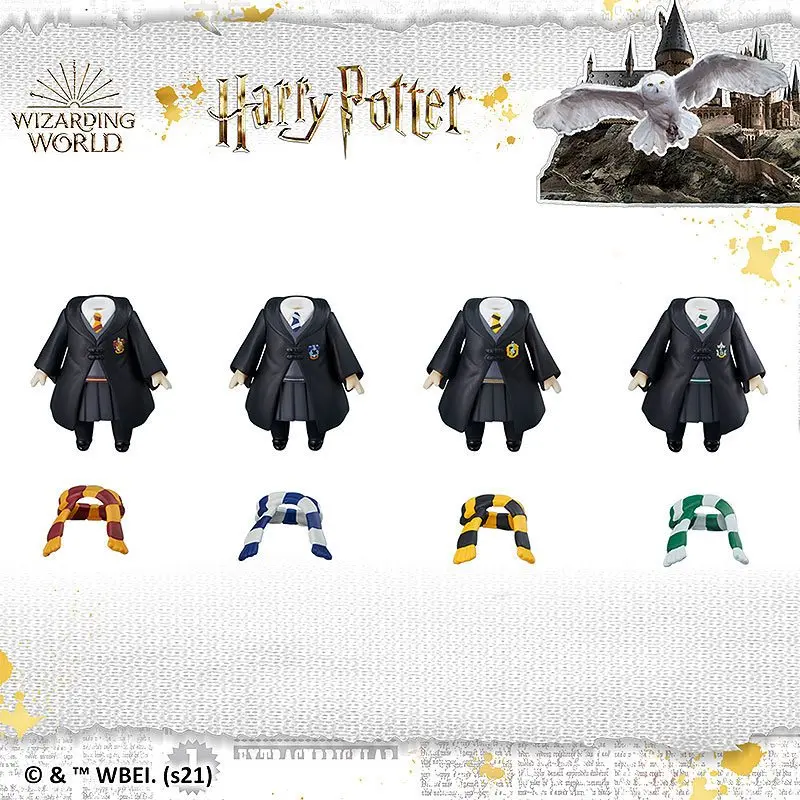 Harry Potter Nendoroid More 4er pack Parts for Figurn Dress-Up Hogwarts Uniform Skirt Style Produktfoto
