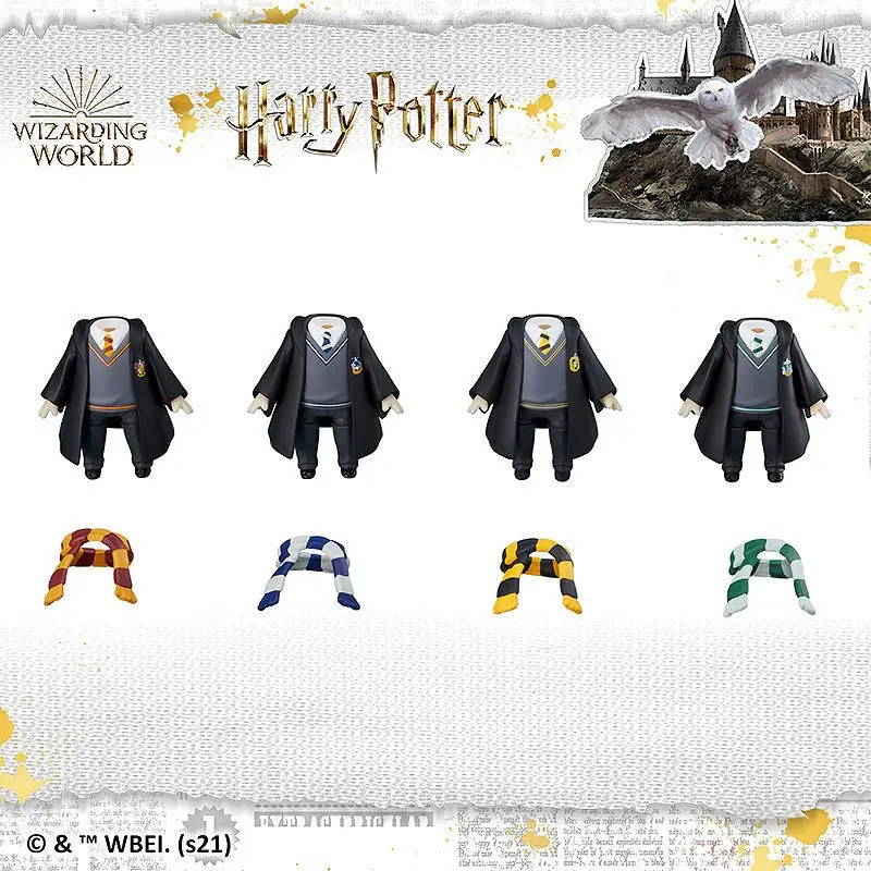 Harry Potter Nendoroid More 4-pack Parts for Figurn Dress-Up Hogwarts Uniform Slacks Style Produktfoto