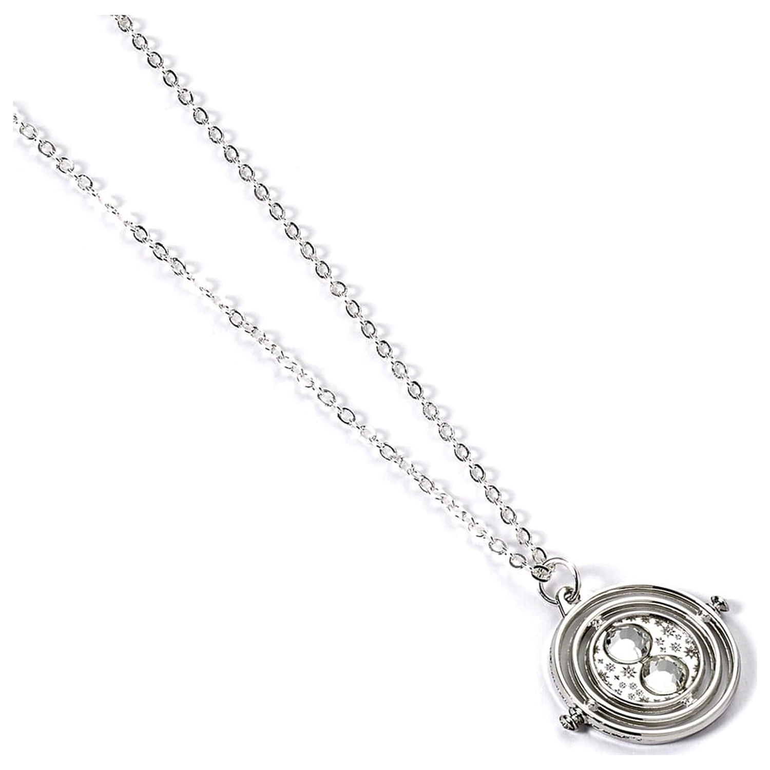 Harry Potter Halskette Time Turner Charm (silberfarben) Produktfoto