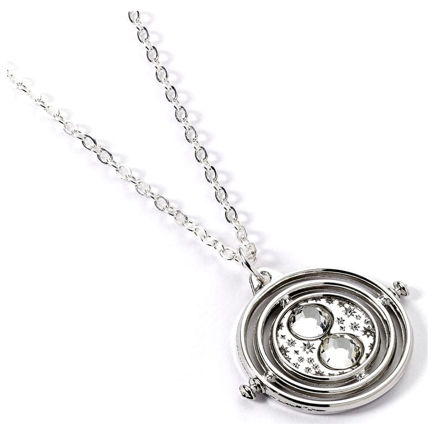 Harry Potter Halskette Time Turner Charm (silberfarben) Produktfoto