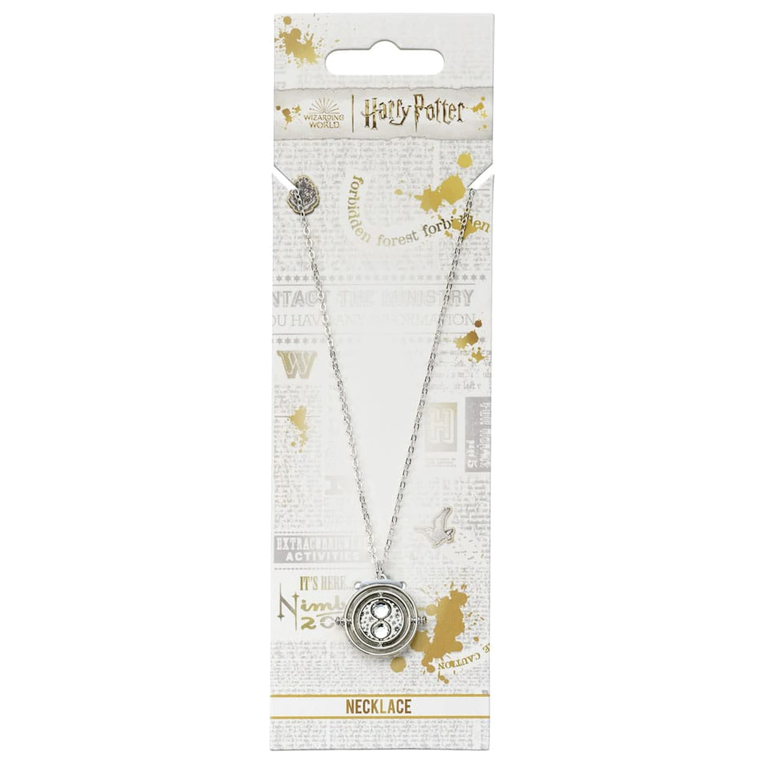 Harry Potter Halskette Time Turner Charm (silberfarben) Produktfoto