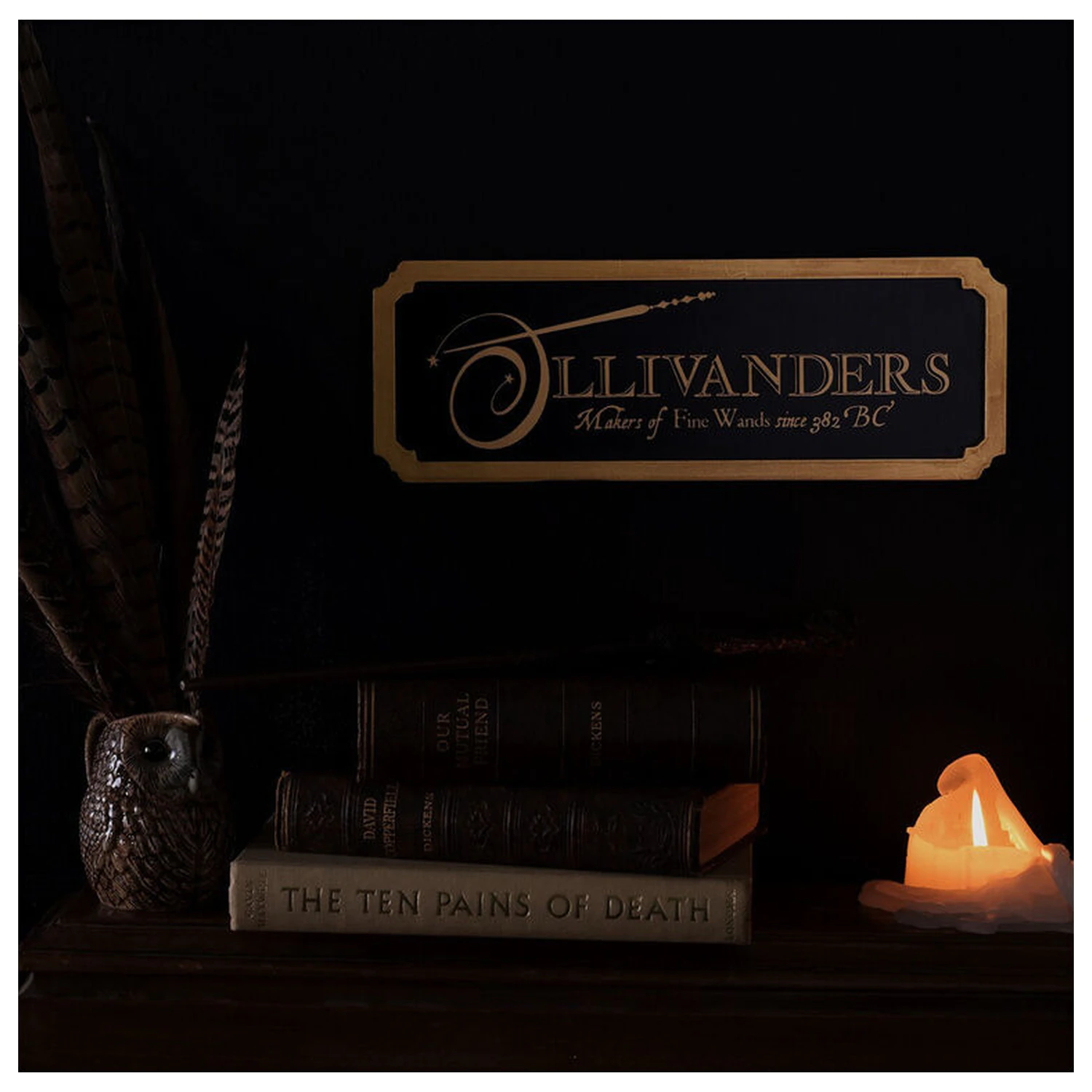 Harry Potter Ollivanders Schild Produktfoto