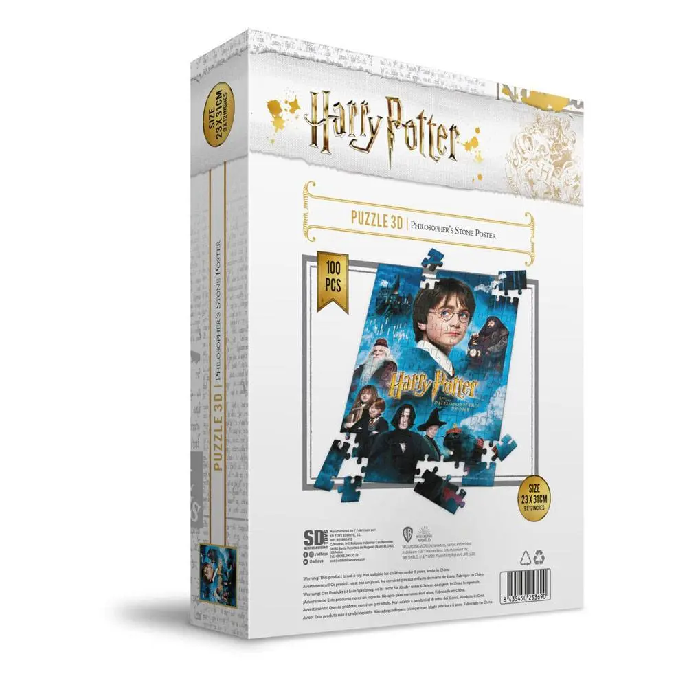 Harry Potter Puzzle mit 3D-Effekt Philosopher's Stone Poster (100 Teile) termékfotó