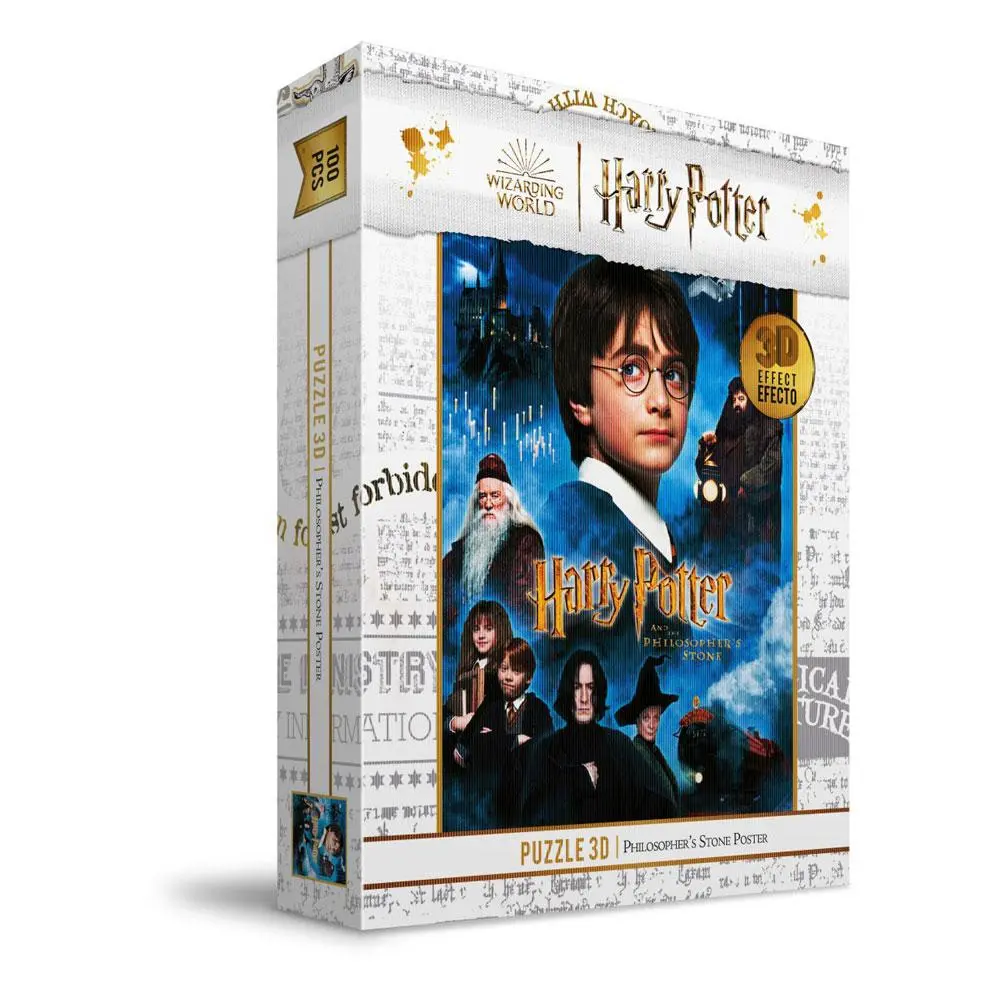 Harry Potter Puzzle mit 3D-Effekt Philosopher's Stone Poster (100 Teile) termékfotó