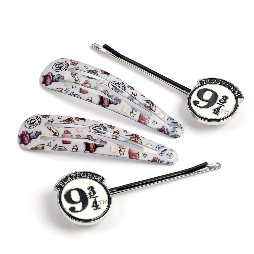 Harry Potter Platform 9 3/4 4er Pack Haarklammer Produktfoto