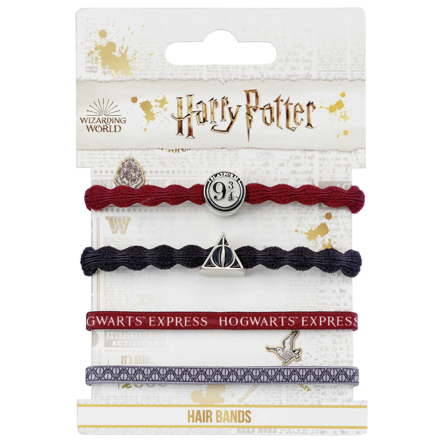 Harry Potter Platform 9 3/4 Packung mit 4 Haarband Produktfoto
