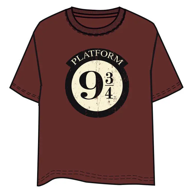 Harry Potter Platform 9 3/4 Erwachsene T-Shirt Produktfoto