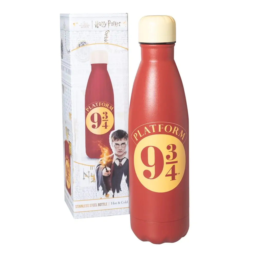 Harry Potter Platform 9 3/4 Edelstahl Flasche 500ml Produktfoto