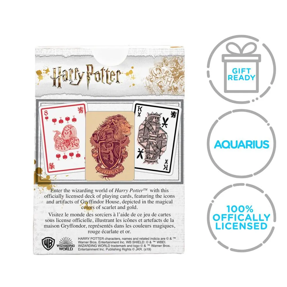 Harry Potter Spielkarten Gryffindor termékfotó