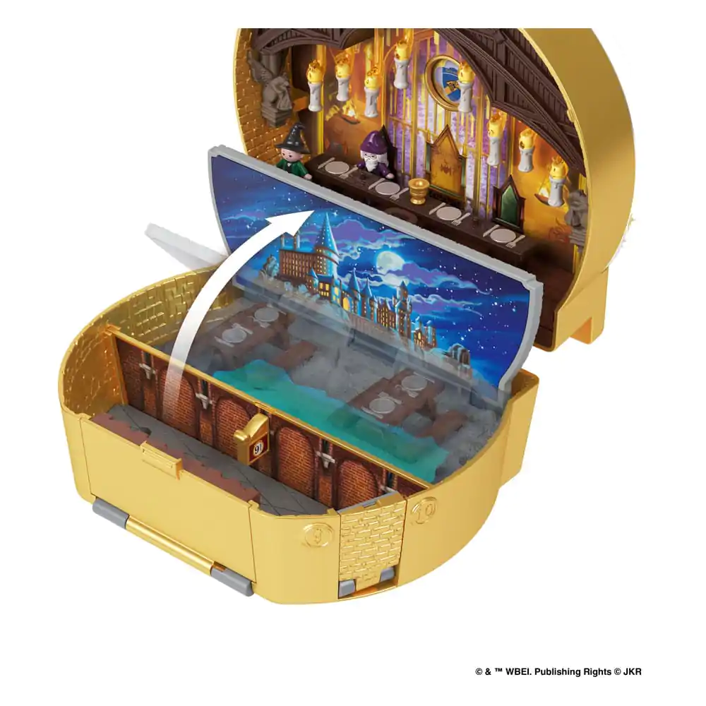 Harry Potter Polly Pocket Schatulle mit Minifiguren Produktfoto