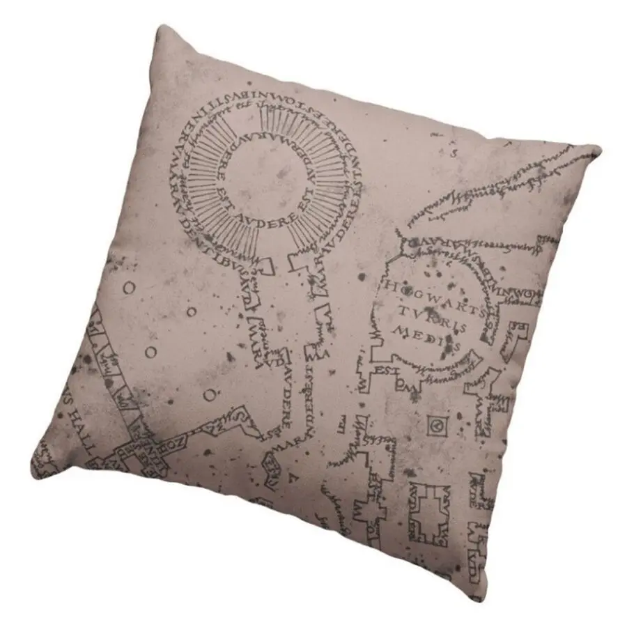 Harry Potter Kissen Marauder's Map 45 x 45 cm Produktfoto