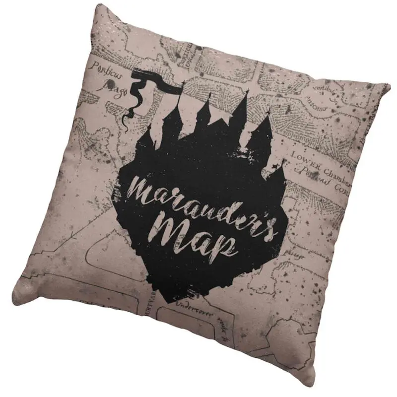 Harry Potter Kissen Marauder's Map 45 x 45 cm Produktfoto