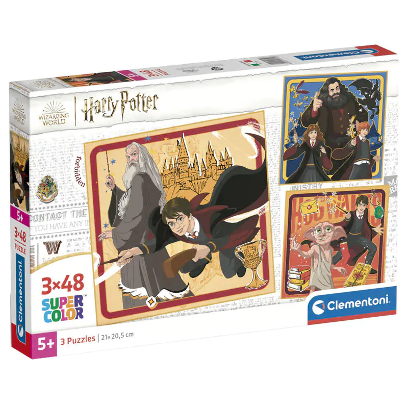 Harry Potter Puzzle 3x48St Produktfoto