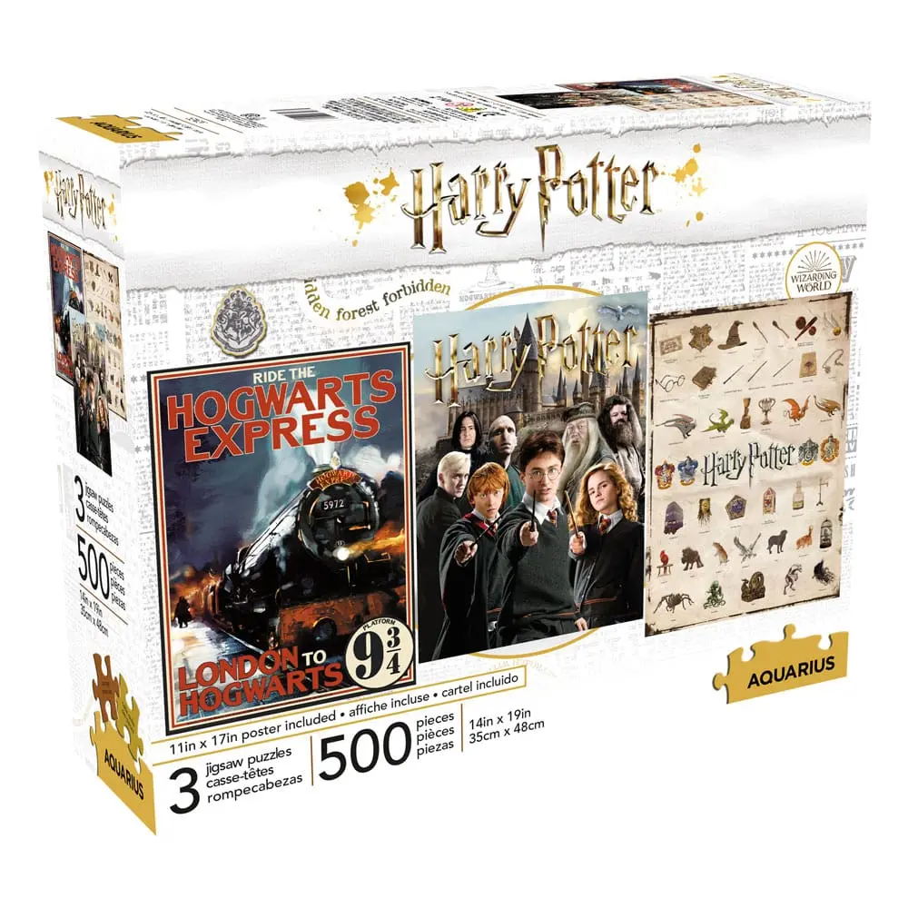 Harry Potter Puzzle Movie Poster 3er-Pack (500 Teile) termékfotó