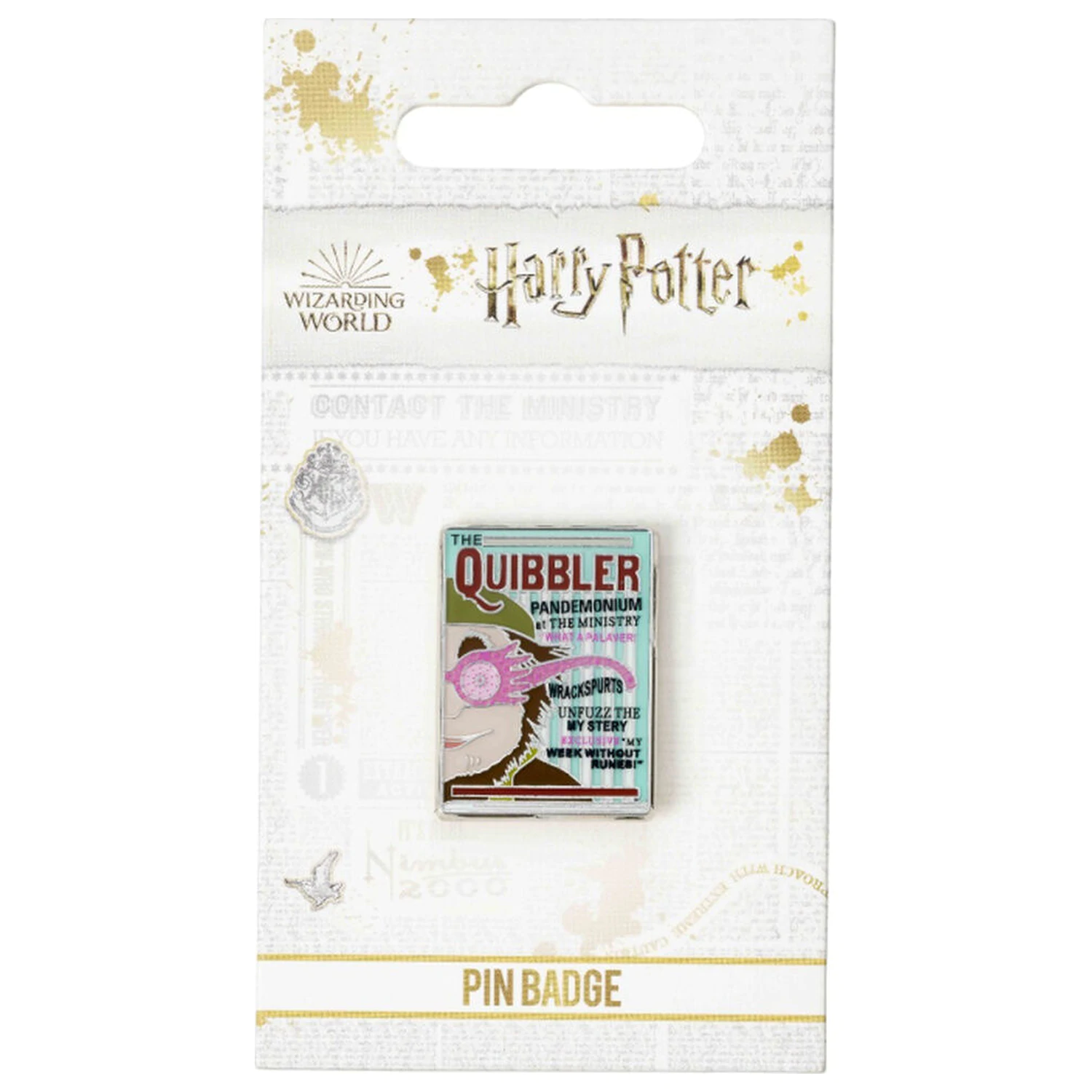 Harry Potter Quibbler Anstecknadel Produktfoto