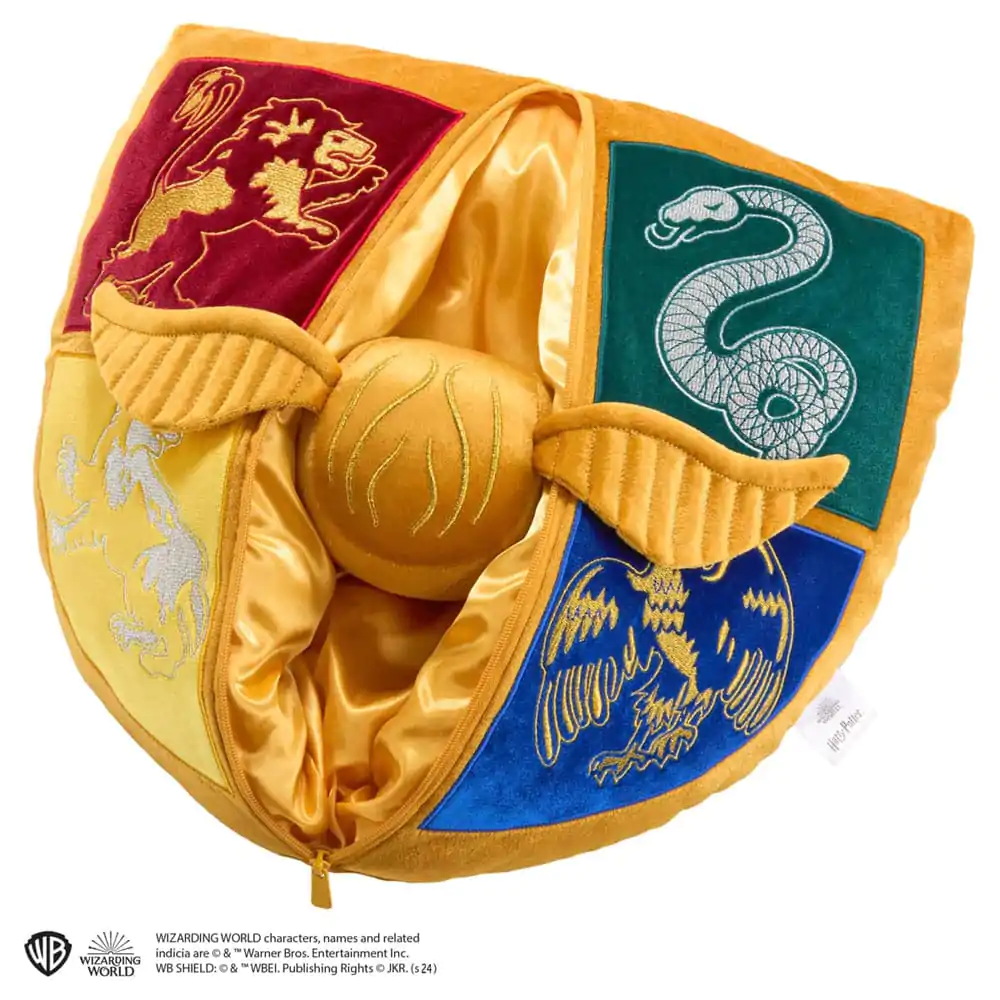 Harry Potter Kissen mit Plüschfigur Quidditch Wappen & Goldener Schnatz termékfotó