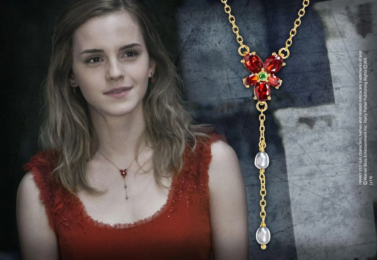 Harry Potter Replik 1/1 Hermine Kristall-Kette (Sterling Silber) Produktfoto