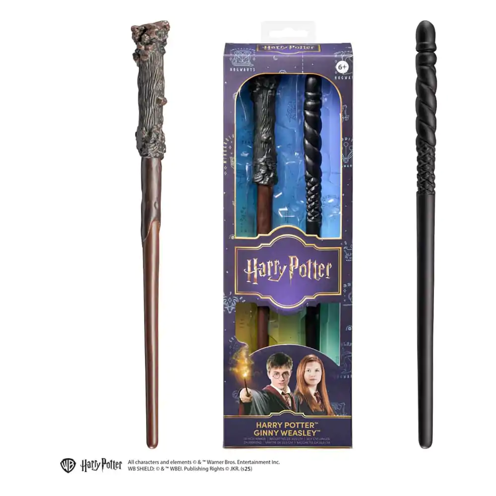 Harry Potter Doppelpack Rollenspiel Stäbe Harry Potter & Ginny Weasley 30 cm Produktfoto